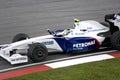 F1 Racing 2009 - Nick Heidfeld (BMW Sauber) Royalty Free Stock Photo