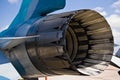 F16 Rear Engine Royalty Free Stock Photo