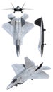 F22 Raptor Air Force Plane Royalty Free Stock Photo