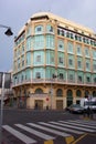 Facade of Casa de Cristales Building, Melilla Spain mixing Catalan Art Nouveau and Arabist architectural styles Royalty Free Stock Photo