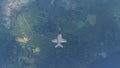 FA-18 Super Hornet Fighter Jet Plane Flying Over The Sky