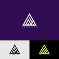 FAA Initials Logo Design. Adventure Logo. Precision Royalty Free Stock Photo