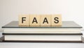 FAAS - Function As A Service is a cloud computing service Royalty Free Stock Photo
