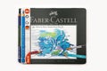 FABER CASTELL Watercolour Pencils Royalty Free Stock Photo