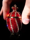 Faberge Egg In hands Royalty Free Stock Photo