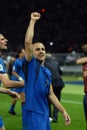 Fabio Cannavaro celebrates after the victory