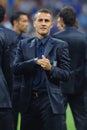 Fabio Cannavaro ,captain of the Italy soccer team,before the match