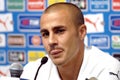 Fabio Cannavaro, captain of the Italian National Team, during the press conference before the match Royalty Free Stock Photo
