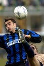 Fabio Cannavaro and Frank de Boer in action during the match