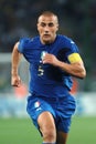 Fabio Cannavaro captain of the Italian national team, during the Italy-Gana match Royalty Free Stock Photo