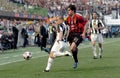 Fabio Cannavaro and Kaka in action during the match