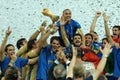 Fabio Cannavaro raises the World Cup during the Awards