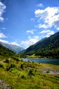 Fabreges lake in Ossau Valley in French Pyrenees.