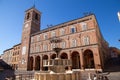 Fabriano medieval city historic center italy