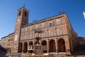 Fabriano medieval city historic center italy