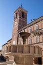 Fabriano medieval city historic center italy