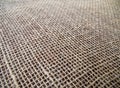 Fabric background of coarse burlap filaments Royalty Free Stock Photo