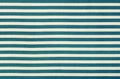 Fabric background in horizontal blue and white stripe, cotton texture Royalty Free Stock Photo