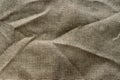 Fabric background with a structure formed by a series of light brown intertwined threads Royalty Free Stock Photo