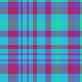 Fabric background tartan. Textile pattern seamless. Check vector texture plaid Royalty Free Stock Photo