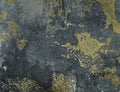 Fabric Background Texture with Surrealistic Picture of Corrosion