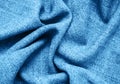 Fabric background toned classic blue color Royalty Free Stock Photo