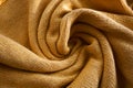 Fabric background, woolen clothes, spiral shape, fabric waves
