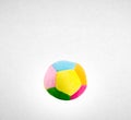 Fabric ball toy for baby learning Royalty Free Stock Photo