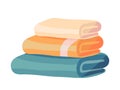 Fabric bath towels