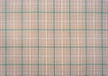 Checkered fabric. Checkered pattern on fabric of different colors. Material for clothing Royalty Free Stock Photo