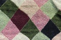 Fabric checkered texture background