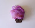 Fabric cupcake. Pink cloud. Inedible dessert. Without the calories