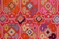 Fabric embroidered with oriental ornaments