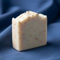 Fabric enhances the warm tones of the soap providing a contrasti Royalty Free Stock Photo