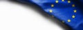 Flag of european union on white background