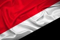 Flag of Principality of Sealand, Fabric flag of Principality of Sealand. Principality of Sealand National Flag, Fabric and Texture