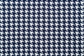 Fabric with goose foot pattern