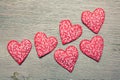 Fabric hearts