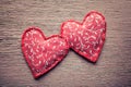 Fabric hearts