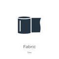 Fabric icon vector. Trendy flat fabric icon from sew collection isolated on white background. Vector illustration can be used for Royalty Free Stock Photo