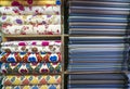 fabric industry, clothes, silk, linen, fabric, cotton market. textile