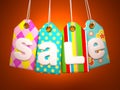 Fabric labels with SALE