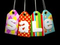 Fabric labels with SALE