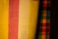 Cotton woven patterns Royalty Free Stock Photo