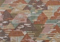 Fabric pattern in retro style