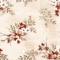 seamless fabric pattern rustic plaid patterns with delicate snow, illustrator