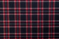 Fabric plaid texture. Cloth background Royalty Free Stock Photo