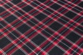 Fabric plaid texture. Cloth background Royalty Free Stock Photo