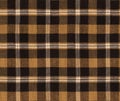 Fabric plaid texture. Plaid seamless pattern / Checkered Table Cloth Background. Royalty Free Stock Photo