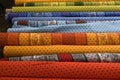 Fabric rolls Royalty Free Stock Photo